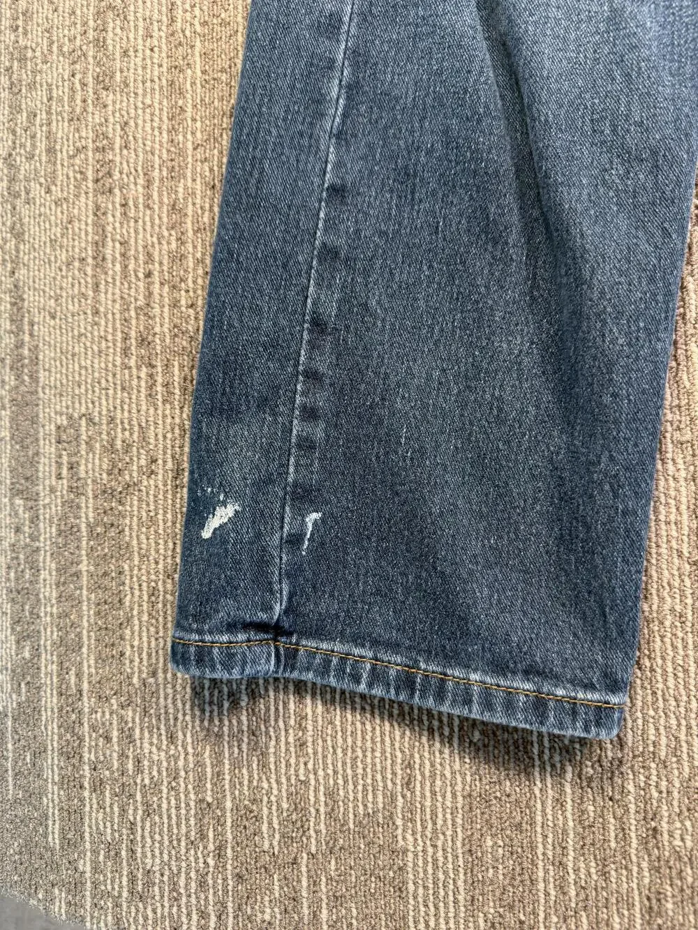 Levis 505 Jeans Mens 36x30 Blue Medium Wash Regular Fit Straight Denim Pants
